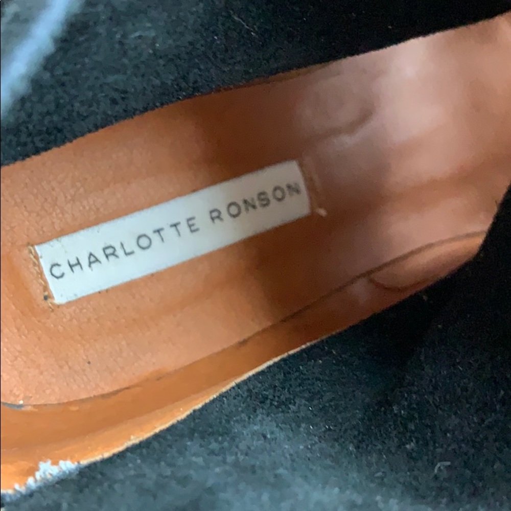 Charlotte Ronson Suede Booties - Picture 3 of 11